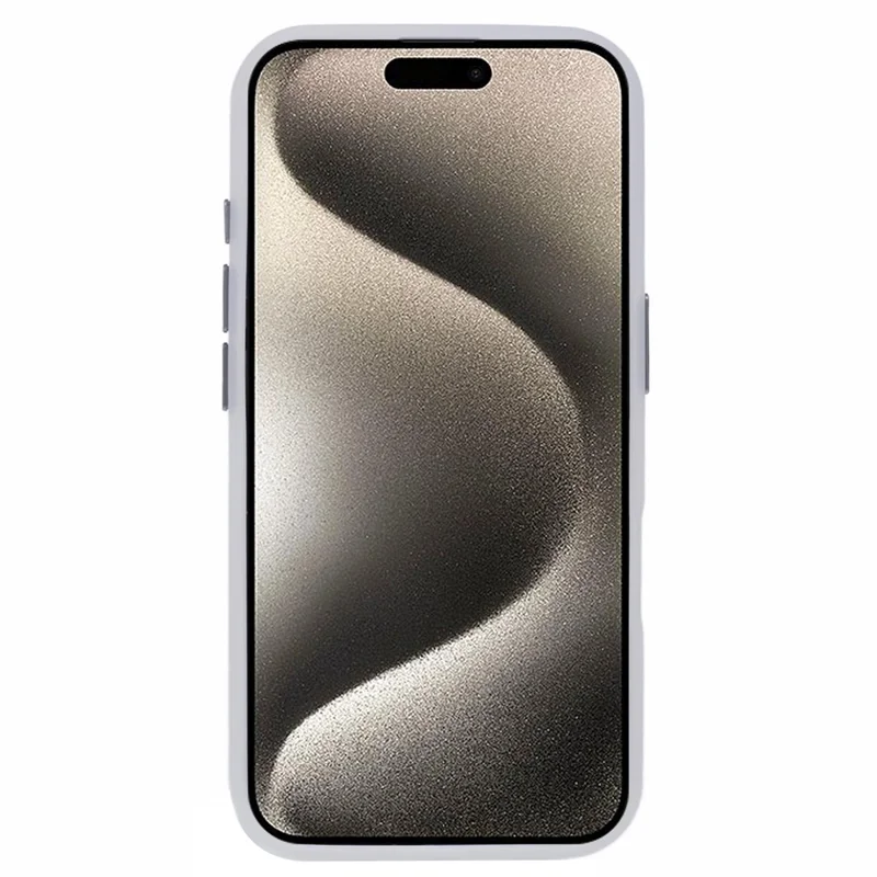 X-LEVEL For iPhone 16 Case Matte Finish PC + TPU Phone Cover - White