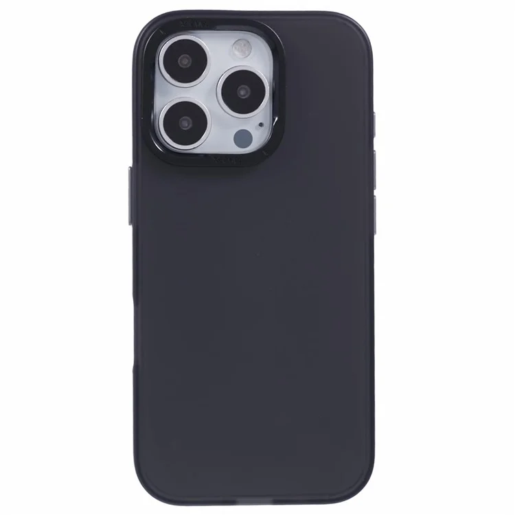 X-LEVEL Para iPhone 16 Pro Case PC + TPU Phone Cover Anti-Fingerprint - Preto