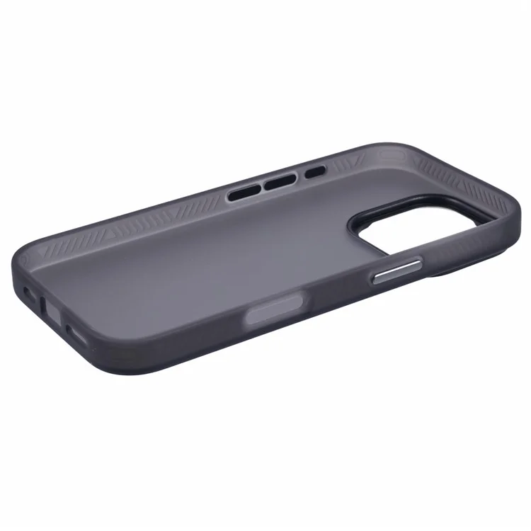 X-LEVEL Para iPhone 16 Pro Case PC + TPU Phone Cover Anti-Fingerprint - Preto