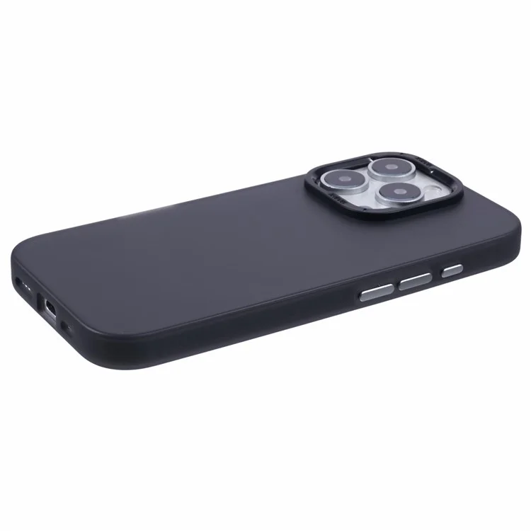 X-LEVEL Para iPhone 16 Pro Case PC + TPU Phone Cover Anti-Fingerprint - Preto