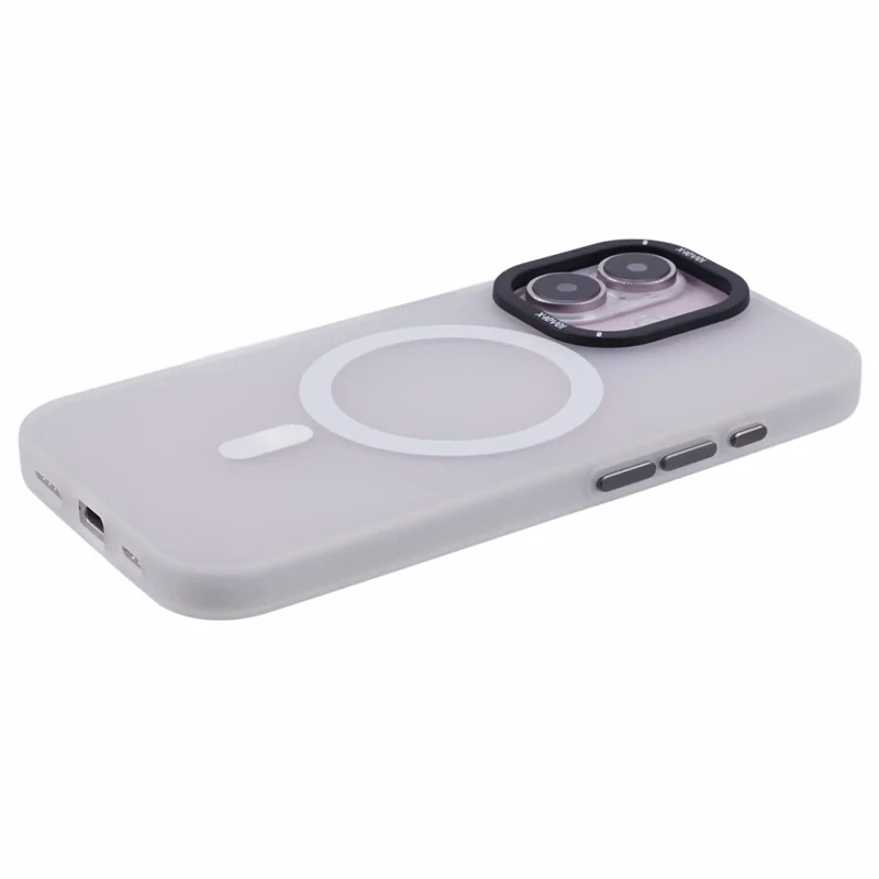 Capa X-LEVEL para iPhone 16 Compatível com MagSafe PC + Capa de Telefone TPU Anti-Impressões Digitais - Branca