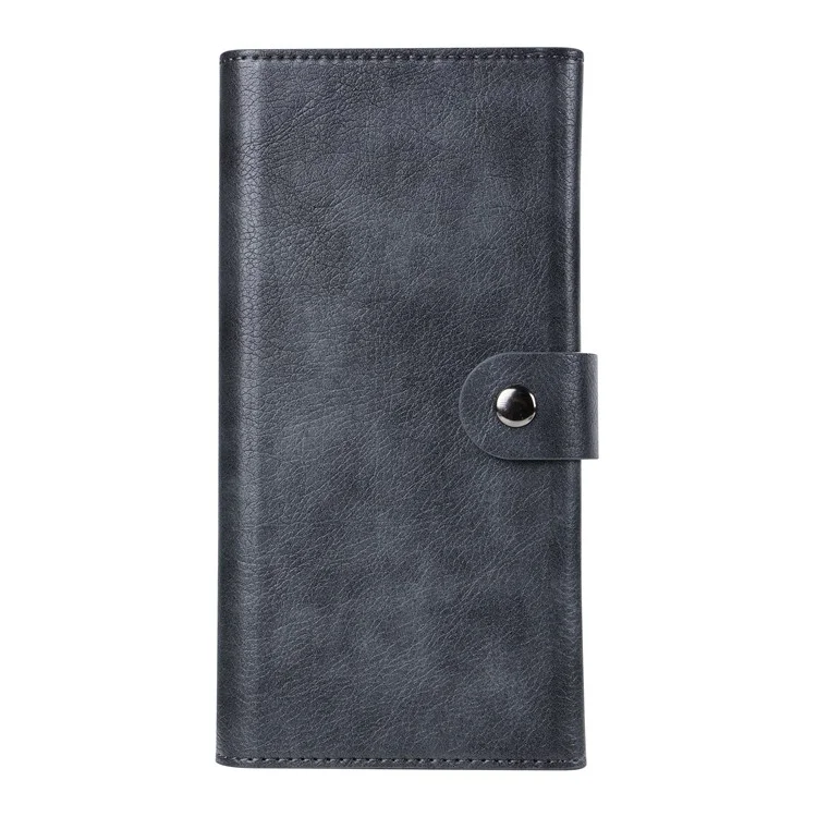 VILI GVB Series for iPhone 16 Magnetic Case Wallet Detachable PU Leather Phone Cover - Black