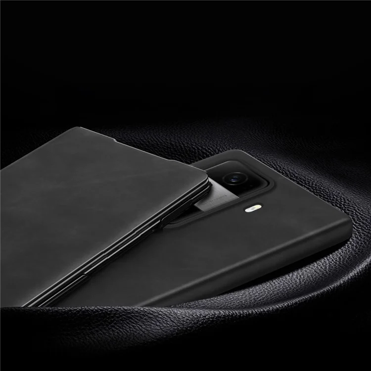 For Honor Magic Vs3 5G Case Stand Leather Phone Cover con Stilo e Slot per Stilo - Nero