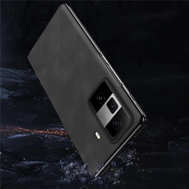 For Honor Magic Vs3 5G Case Stand Leather Phone Cover con Stilo e Slot per Stilo - Nero