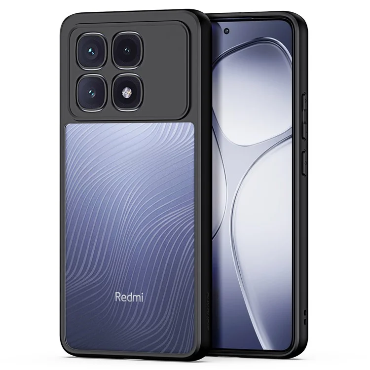 Dux Ducis Aimo -serie Für Xiaomi Redmi K70 Ultra Case Matte TPU+PC -abdeckung (reichweite Zertifizierung) - Schwarz