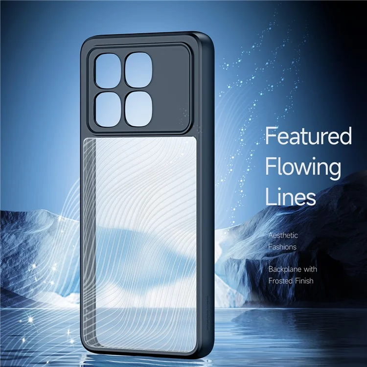Dux Ducis Aimo -serie Für Xiaomi Redmi K70 Ultra Case Matte TPU+PC -abdeckung (reichweite Zertifizierung) - Schwarz