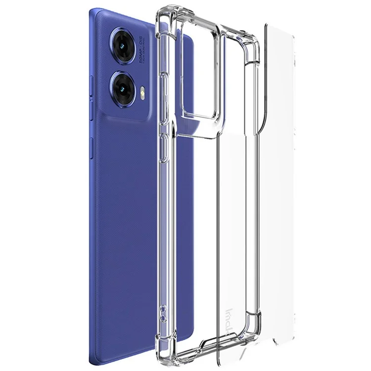 IMAK für Motorola Moto G85 5G / S50 Neo 5G Klare Hülle PC+TPU Handyhülle Airbag-Ecken