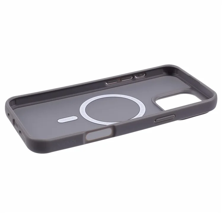 X-LEVEL For iPhone 16 Pro Max Case Compatible with MagSafe Skin-Touch TPU+Acrylic Phone Cover - Grey