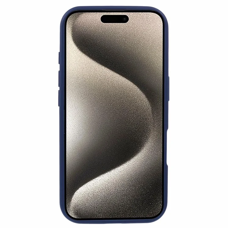 X-LEVEL For iPhone 16 Case Compatible with MagSafe TPU+Acrylic Shockproof Phone Cover Rubberized Finish - Dark Blue