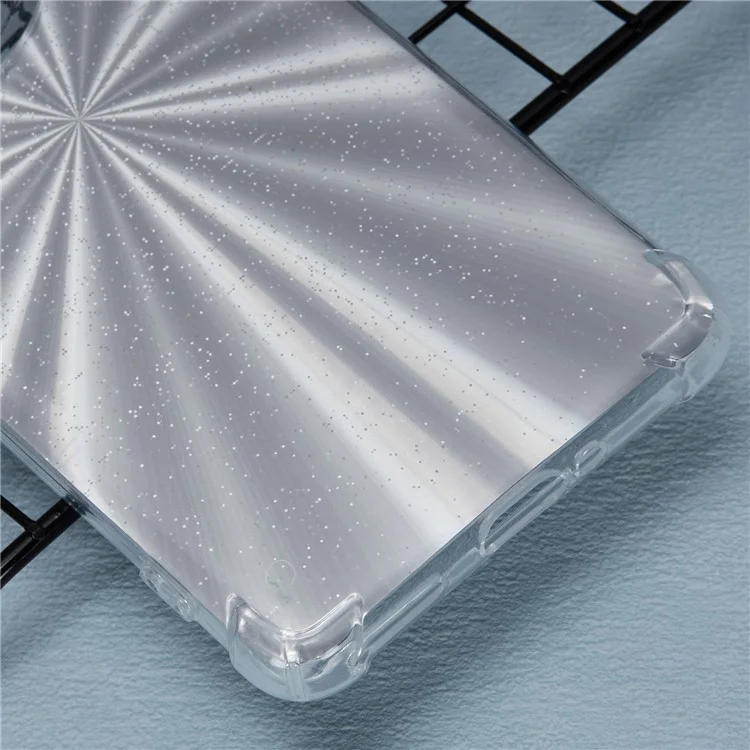 For OnePlus 12 5G Case Shockproof TPU Phone Cover with Card Paper - Aurora Silver