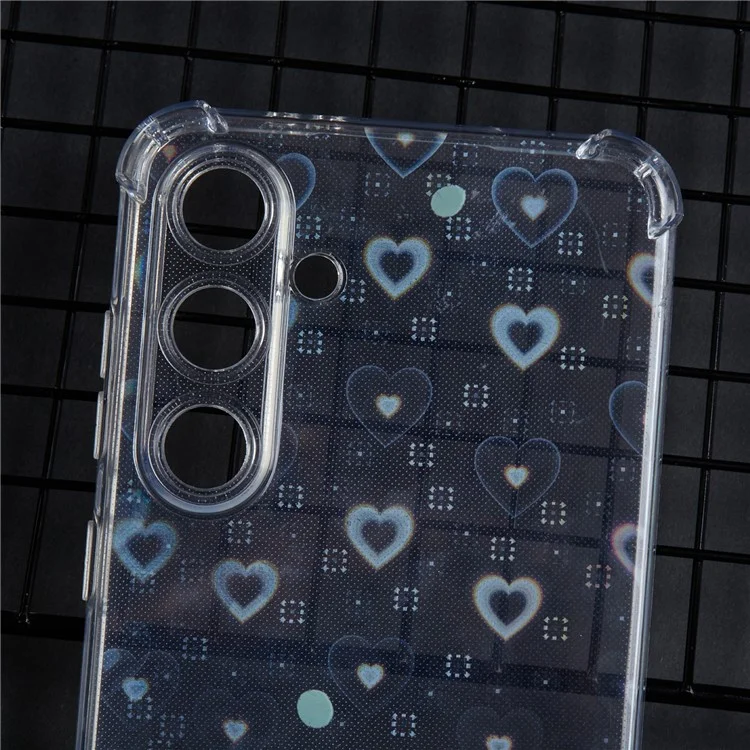 For OnePlus 12 5G Clear Case Protective TPU Phone Cover with 4 Removable Papers