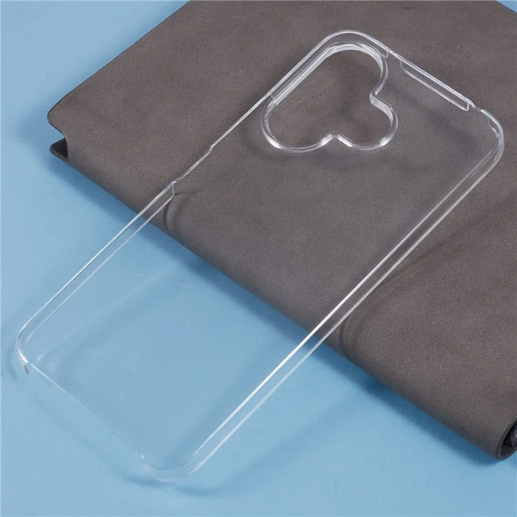 Für Xiaomi Redmi 13 5G / 4G Hülle TPU-Rahmen Klare Acryl-Rückseite Handyhülle mit PET-Folie