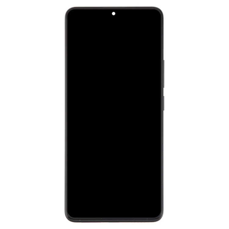 Für Xiaomi Redmi Note 13 Pro 5G / Poco X6 5G Bildschirm und Digitizer-Baugruppe + Rahmenteil (TFT-Technologie) (ohne Logo) - Schwarz, Qualitätsstufe C