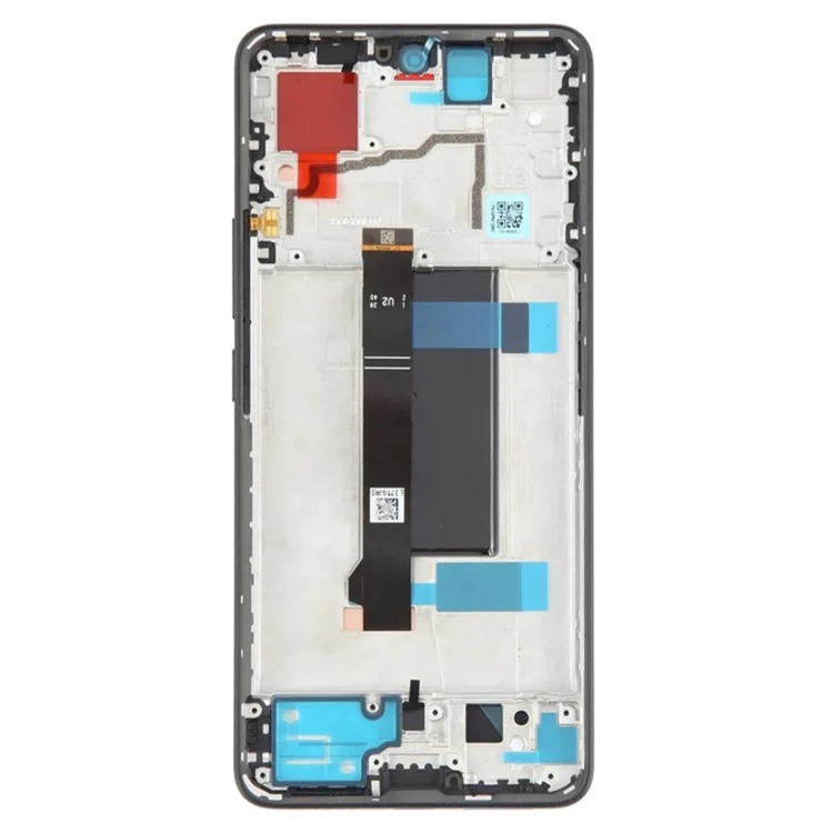 Für Xiaomi Redmi Note 13 Pro 5G / Poco X6 5G Bildschirm und Digitizer-Baugruppe + Rahmenteil (TFT-Technologie) (ohne Logo) - Schwarz, Qualitätsstufe C