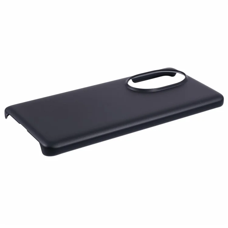 For Honor 200 Pro 5G Case Skin-Touch Matte PC Phone Shell Incomplete Covering - Black
