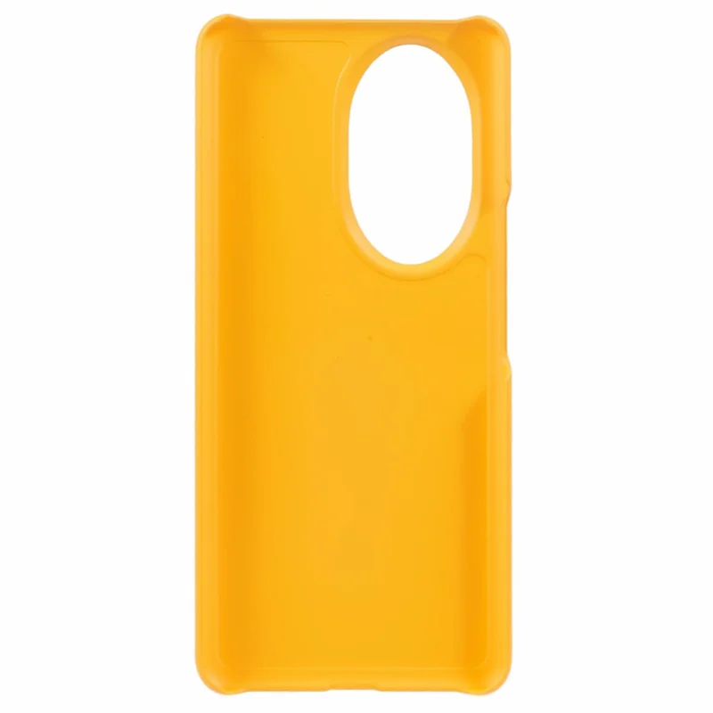 For Honor 200 Pro 5G Case Skin-Touch Matte PC Phone Shell Incomplete Covering - Yellow