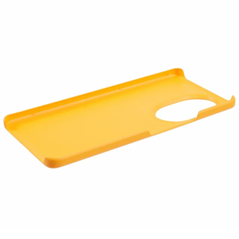 For Honor 200 Pro 5G Case Skin-Touch Matte PC Phone Shell Incomplete Covering - Yellow