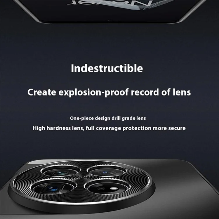 For OnePlus 12 5G Case CD Veins PC+TPU Anti-Slip Phone Cover - Black