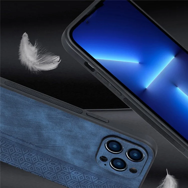 AZNS per iPhone 16 Pro Case Protezione Custodia in Pelle PU TPU - Marrone