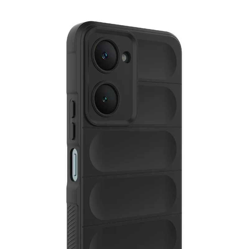 For vivo Y03 / Y18 4G / Y28s 5G Shockproof Case Soft TPU Mobile Phone Cover - Light Grey