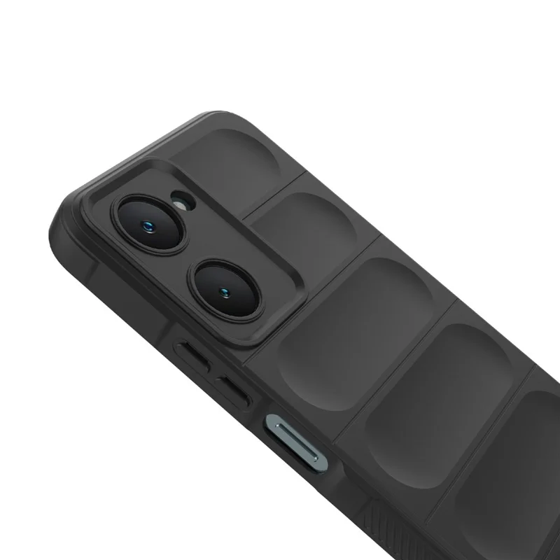 For vivo Y03 / Y18 4G / Y28s 5G Shockproof Case Soft TPU Mobile Phone Cover - Light Grey