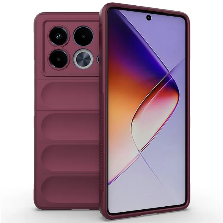 For Infinix Note 40 5G Case Protective Soft TPU Phone Cover - Wine Red