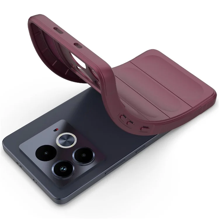For Infinix Note 40 5G Case Protective Soft TPU Phone Cover - Wine Red