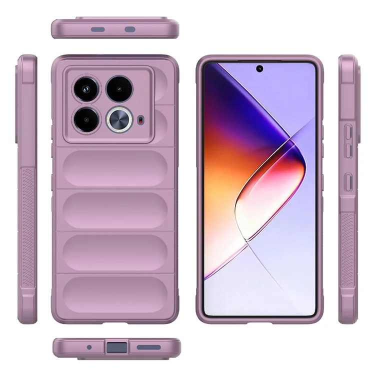 For Infinix Note 40 5G Case Protective Soft TPU Phone Cover - Light Purple
