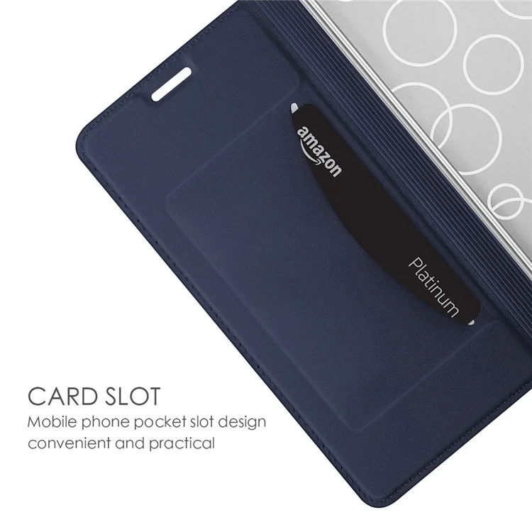 For OnePlus 12 5G Case Leather Card Slot Stand Phone Cover Magnetic Auto Closing - Blue