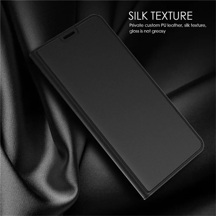 Para Xiaomi 14 Case PU Leather Card Holder Phone Cover Hidden Magnetic Closure Design - Black