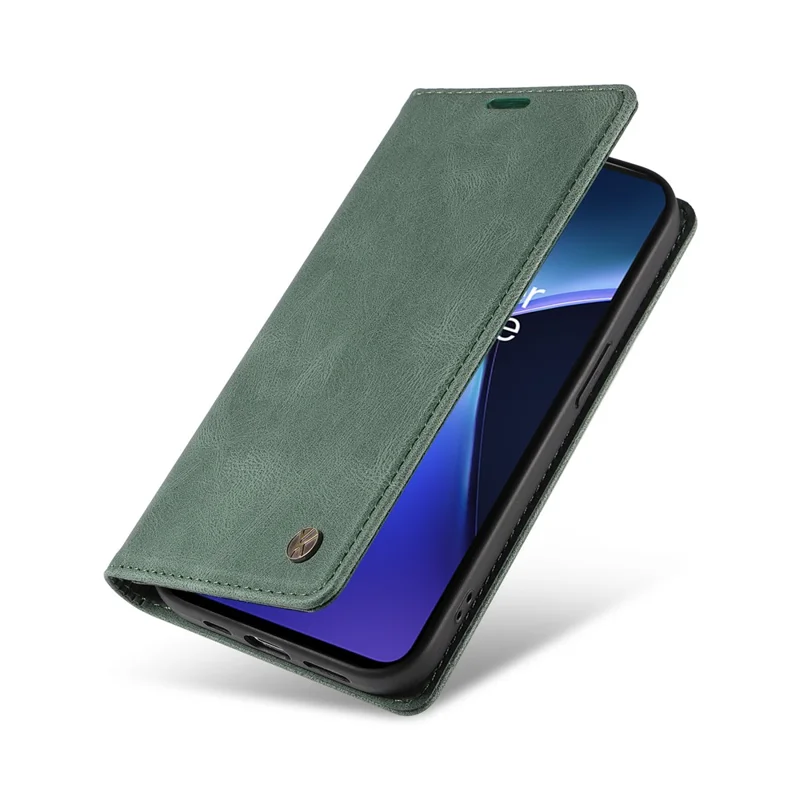 YIKATU YK-004 Para OnePlus Nord CE4 Lite 5G / Oppo K12x 5G (China) Capa de Telefone com Suporte de Cartão de Couro - Verde