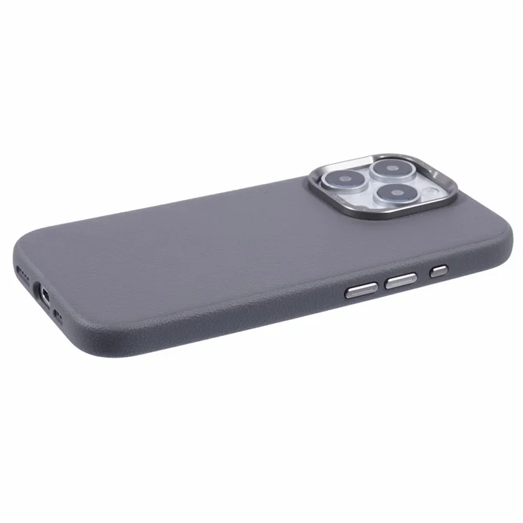 X-LEVEL For iPhone 16 Pro Magnetic Case PU Leather + PC Phone Cover Falling Shockproof - Grey