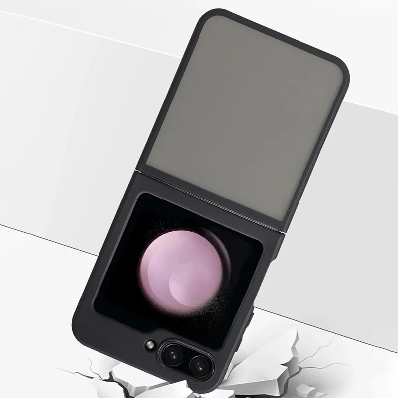 For Samsung Galaxy Z Flip7 FE 5G / Z Flip6 5G Case Matte TPU Phone Cover Metal Buckle Connection