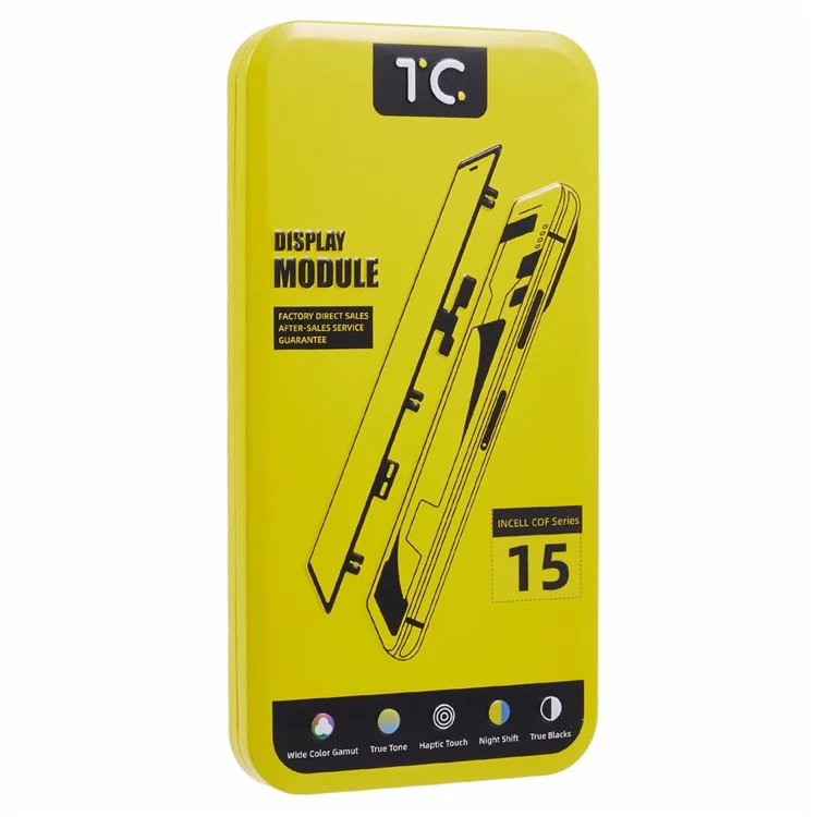 For iPhone 15 Grade C LCD Screen and Digitizer Assembly Part (TC Incell Workmanship) (Without Logo)