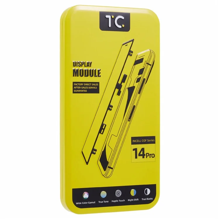 For iPhone 14 Pro Grade C LCD Screen and Digitizer Assembly Part (TC Incell Workmanship) (Without Logo)