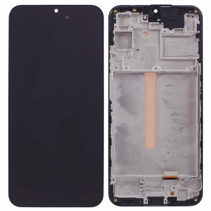 For Samsung Galaxy A25 5G (Global) (161.0 X 76.5 X 8.3mm) A256 Grade C OLED Screen and Digitizer Assembly + Frame Replacement Part (Without Logo)