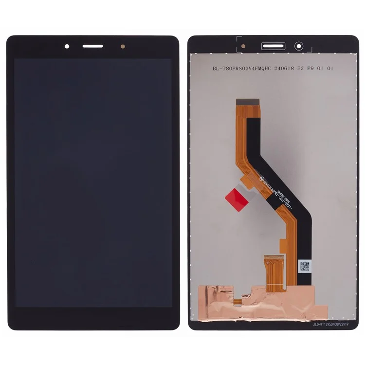 For Samsung Galaxy Tab A 8.0 (2019) SM-T295 (LTE) Grade C LCD Screen and Digitizer Assembly Part (Without Logo) - Black