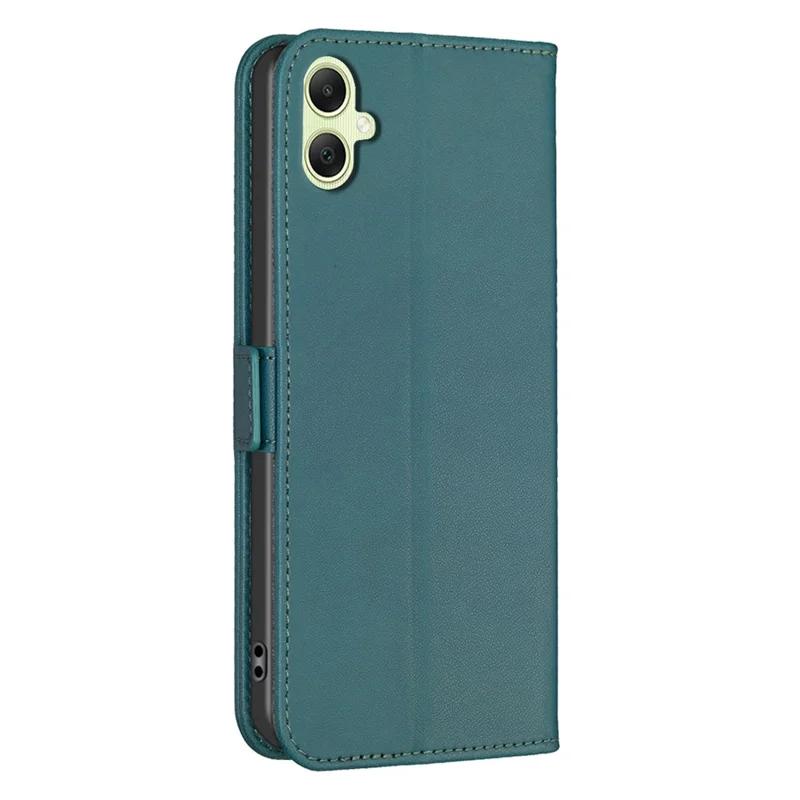 BINFEN COLOR BF31 For Samsung Galaxy A06 4G Case PU Leather Flip Folio Phone Wallet Cover - Green