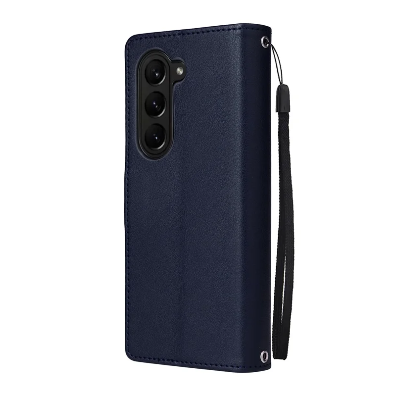 For Samsung Galaxy Z Fold5 5G Case Wallet PU Leather Stand Phone Cover - Blue