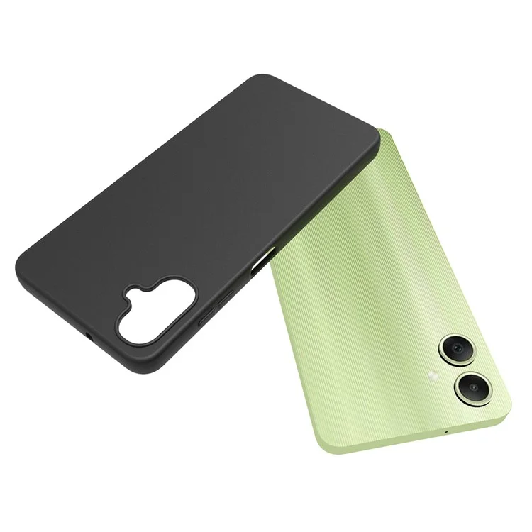 10 Stück / Packung für Samsung Galaxy A06 Case Soft TPU mattes Schutzhülle - Schwarz