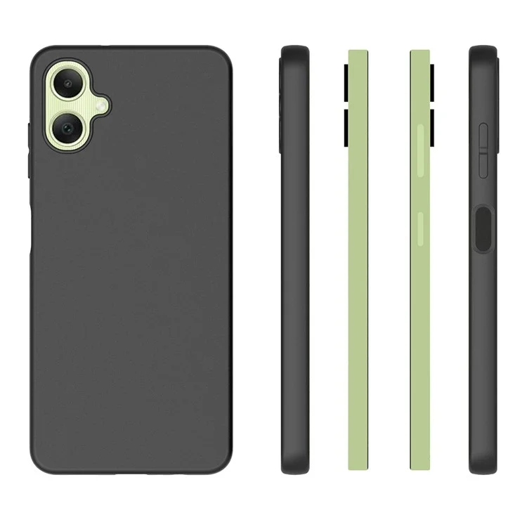 10 Stück / Packung für Samsung Galaxy A06 Case Soft TPU mattes Schutzhülle - Schwarz