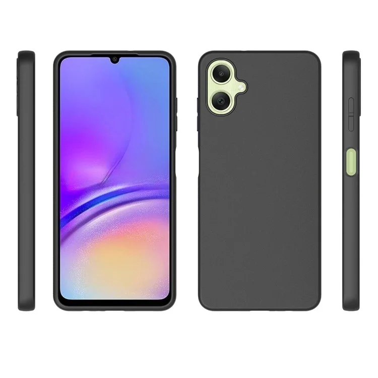 10 Stück / Packung für Samsung Galaxy A06 Case Soft TPU mattes Schutzhülle - Schwarz