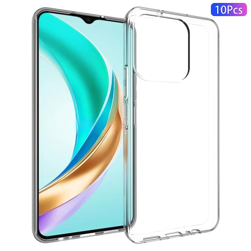 10 Peças / Pacote Para Honra X6b 4G Case TPU Resistente a Quedas Capa de Telefone à Prova d'água Sem Marcas D'água
