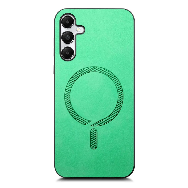 Per Samsung Galaxy A05s 4G Custodia in Pelle per Retro Compatibile con MagSafe Custodia per Telefono a Contatto con la Pelle - Verde