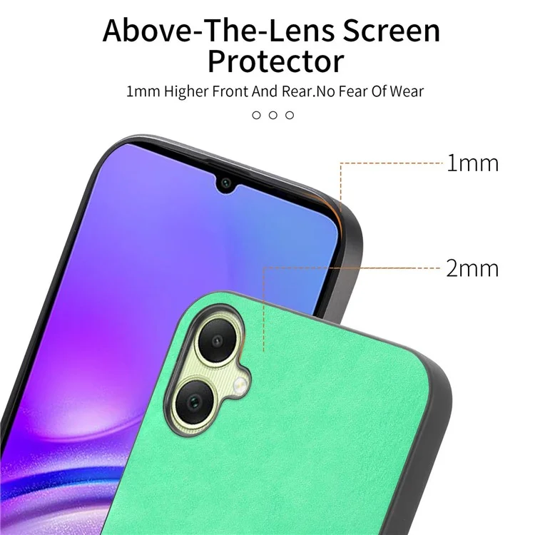 Per Samsung Galaxy A05 4G Custodia in pelle posteriore compatibile con MagSafe Custodia Touch Skin Phone - Verde