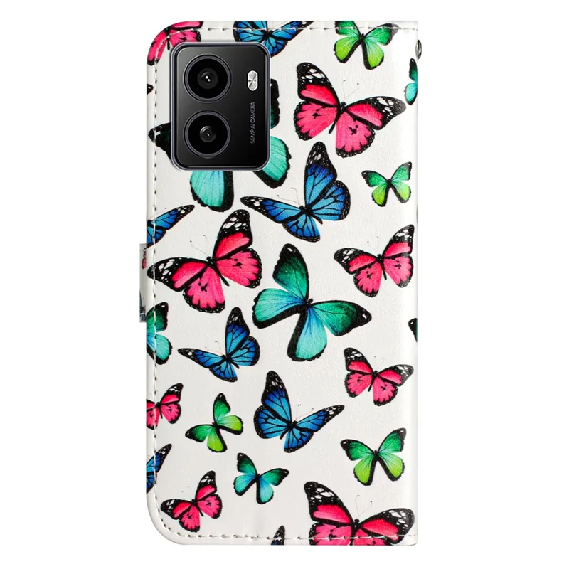 Per HMD Pulse / Custodia per portafoglio Pulse+ con design a stampa Custodia in pelle per telefono - Farfalle