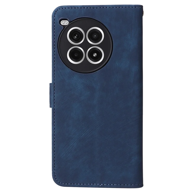 For OnePlus Ace 3 Pro 5G Case RFID Blocking Wallet Stand Leather Phone Cover - Blue