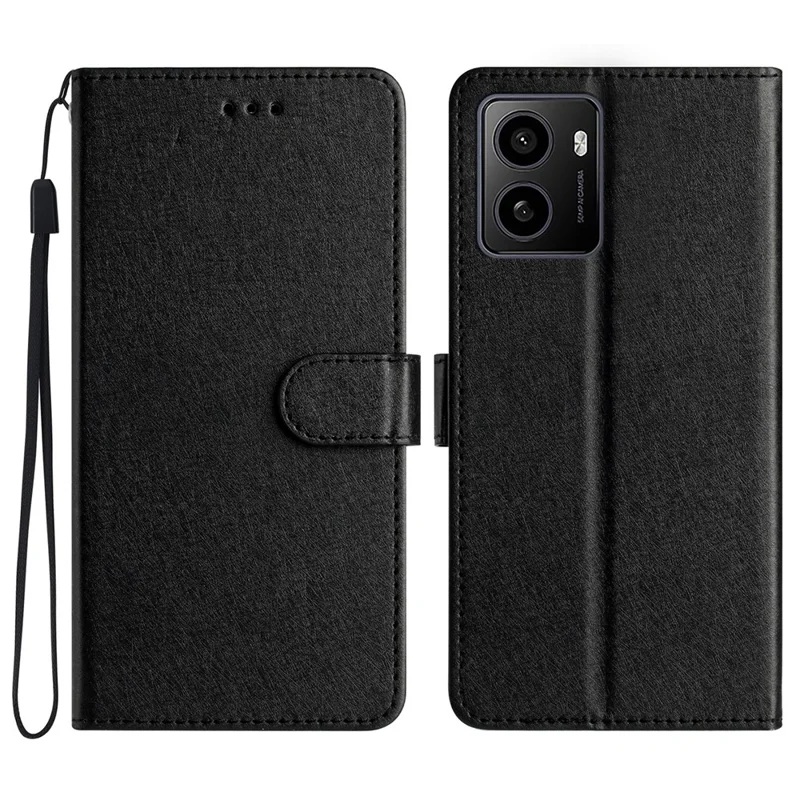 For HMD Pulse / Pulse+ Wallet Case Leather Folio Phone Cover Magnetic Clasp - Black