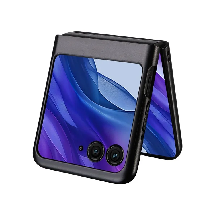 Для Motorola Razr 50 5G Чехол Anti-Drop Litchi Texture PU+Hard PC Phone Cover - Белый