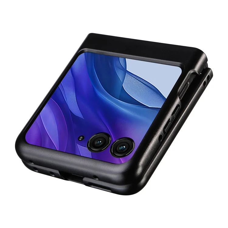 Для Motorola Razr 50 5G Чехол Anti-Drop Litchi Texture PU+Hard PC Phone Cover - Белый